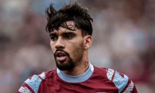 Lucas Paquetá chora após levar cartão amarelo em empate entre West Ham e Tottenham